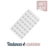 Moule à gâteau en silicone  petits cœurs  en vente sur Tendances-cuisine.fr
