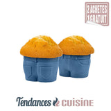 Moule à gâteaux en silicone Jeans Mignons vendu sur Tendances-cuisine.fr