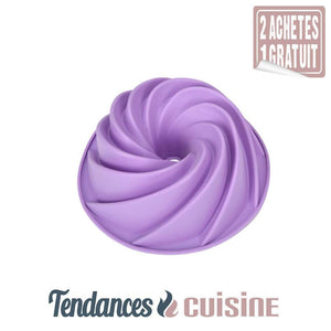Moule a gâteaux silicone Cyclone violet en vente sur Tendances-cuisine.fr