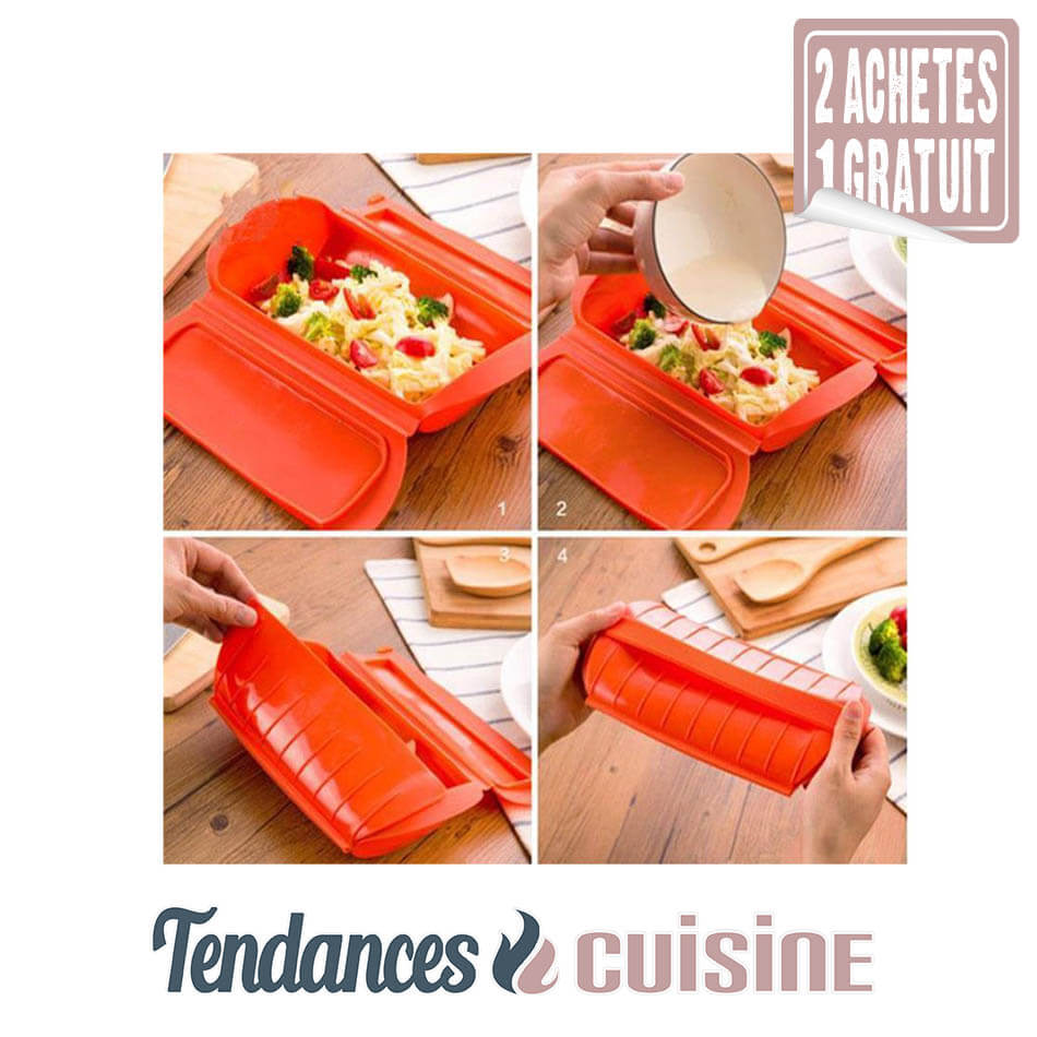 Moule à Vapeur Mixcover En Silicone - Compatible Monsieur Cuisine, Anti-Goutte, Anti-Adhésif