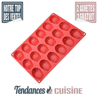 Moule à Madeleine en Silicone  - Tendances-cuisine.fr