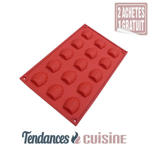 Moule à Mini Madeleines en Silicone - Tendances-cuisine.fr