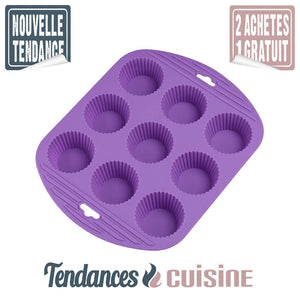 Moule a Muffins et Cup Cakes 9 pièces - Tendances-cuisine.fr