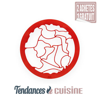 Moule à gâteau Puzzle oiseaux Rouge en vente sur tendances-cuisine.fr