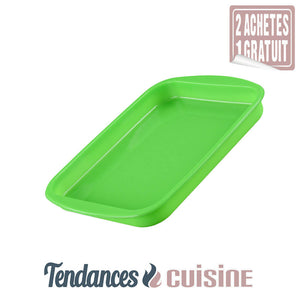 Moule à gâteau en silicone Rectangulaire vert en vente sur tendances-cuisine.fr