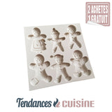 Moule en Silicone Bonhomme en Pain D'épices - Tendances-cuisine.fr