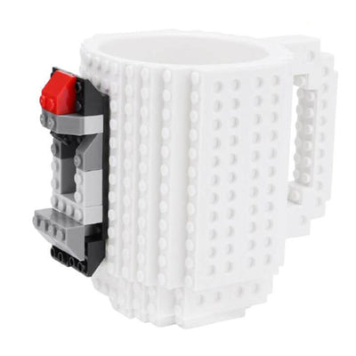 Mug Construction Briques Lego Blanc - Tendances-cuisine.fr