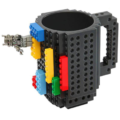 Mug Construction Briques Lego Gris - Tendances-cuisine.fr