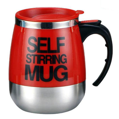 Mug Mélangeur Automatique 500 Ml Rouge - Tendances-cuisine.fr