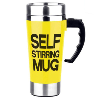 Mug Mélangeur Automatique 500 Ml Jaune - Tendances-cuisine.fr