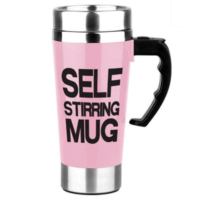 Mug Mélangeur Automatique 500 Ml Rose - Tendances-cuisine.fr