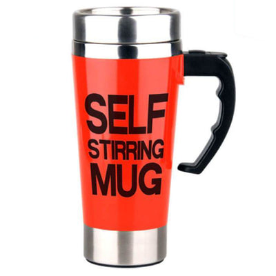 Mug Mélangeur Automatique 500 Ml Rouge - Tendances-cuisine.fr