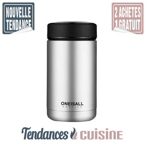 Mug Isotherme Inox One Is All Argent - Tendances-cuisine.fr