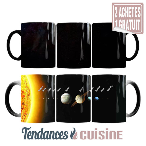Mug Magique Thermo Réactif Galaxie en Céramique - tendances-cuisine.fr