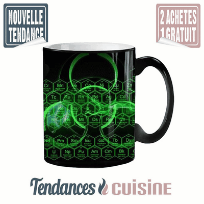 Mug Thermo Réactif Formules Chimiques Tasse Magique