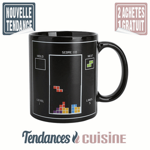 Mug Magique Thermo Réactif Rétro Gaming Tetris - Tendances-cuisine.fr