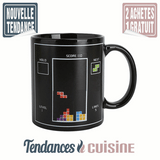 Mug Magique Thermo Réactif Rétro Gaming Tetris - Tendances-cuisine.fr