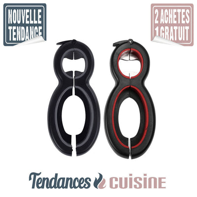 Ouvre Tout Multifonction 6 en 1 LOT DE 2 Tendances-cuisine.fr