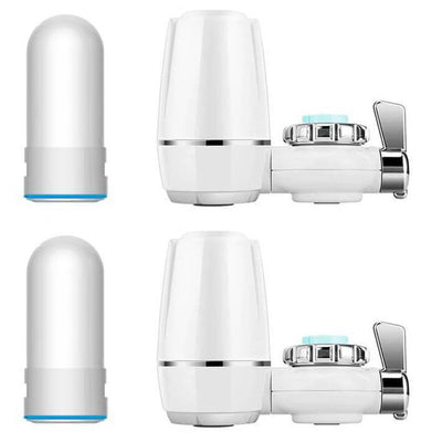 2 Têtes de Robinet de cuisine purificateur eau deux filtres - Tendances-cuisine.fr