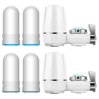 2 Têtes de Robinet de cuisine purificateur eau quatre filtres - Tendances-cuisine.fr