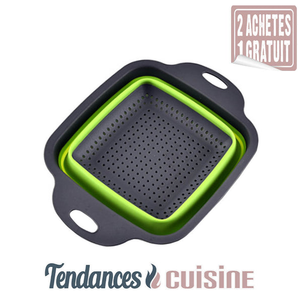 Passoire Rectangulaire Compactable Grand - Tendances-cuisine.fr