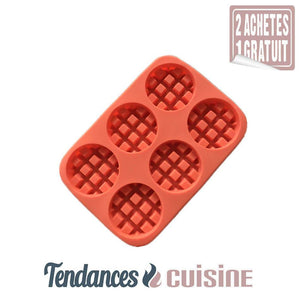 Moule à gaufres en silicone en vente sur Tendances-cuisine.fr