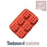 Moule à gaufrttes en silicone en vente sur Tendances-cuisine.fr