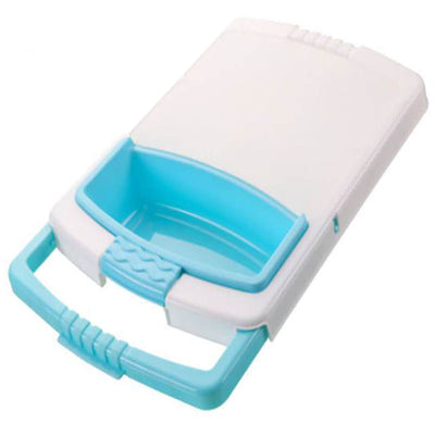 Planche à Découper Égouttoir Multifonctionnelle Bleu Tendances-cuisine.fr