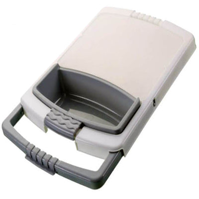 Planche à Découper Égouttoir Multifonctionnelle Gris Tendances-cuisine.fr