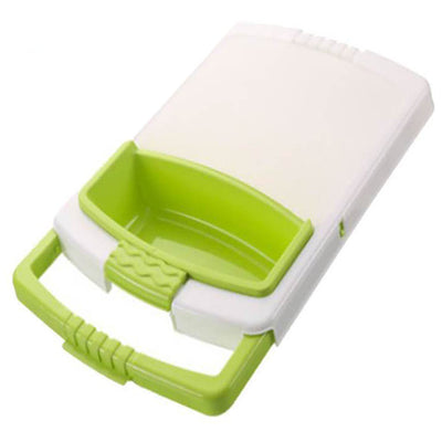 Planche à Découper Égouttoir Multifonctionnelle Vert Tendances-cuisine.fr