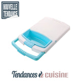 Planche à Découper Égouttoir Multifonctionnelle Bleu Tendances-cuisine.fr