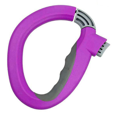 Poignée Porte Sacs violet mousqueton de courses en vente sur Tendances-cuisine.fr