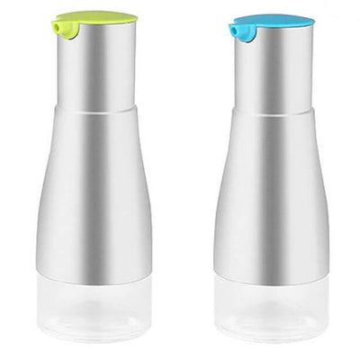 Lots de  2 Pots Verseur Inox & Verre - Bleu - Vert en vente sur Tendances-cuisine.fr