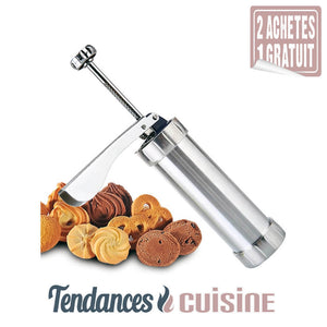 Presse Biscuits Rapide Kit 20 Accessoires - Tendances-cuisine.fr