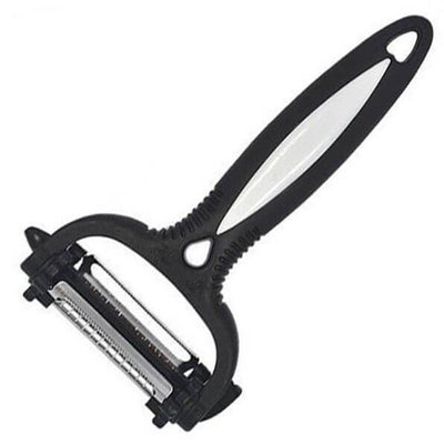 Râpe à Fruits et Légumes Rotative 3 Lames en 1 Noir - Tendances-cuisine.fr