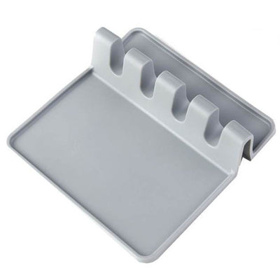 Repose ustensiles Silicone gris Tendances-cuisine.fr