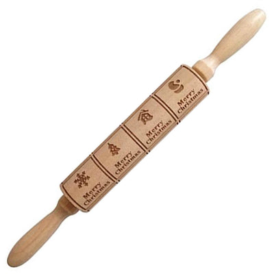 Rouleaux Pâtisserie 3D Noël Motif Merry Christmas