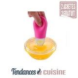 Séparateur jaune d'œufs magique rose en vente sur Tendances-cuisine.fr