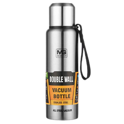 Thermos Deluxe Acier Inoxydable Double Paroi Argent 1500 ML