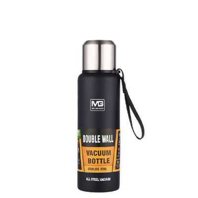 Thermos Deluxe Acier Inoxydable Double Paroi Noir 750 ML