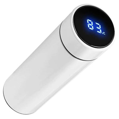 Thermos Intelligent avec écran LCD 500 ML Blanc Bouteille Isotherme