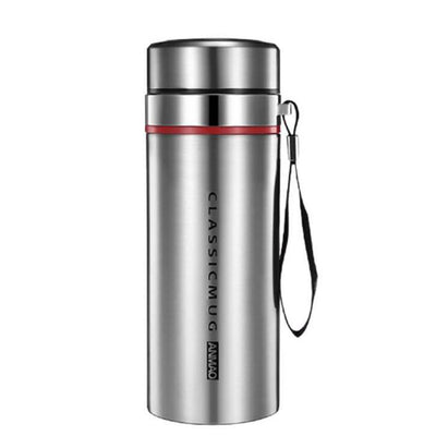 Thermos Premium Acier Inoxydable Double Paroi Argent 600 ML