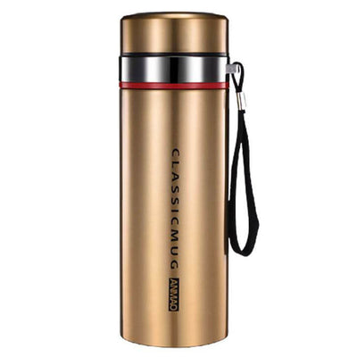 Thermos Premium Acier Inoxydable Double Paroi Or 1000 ML