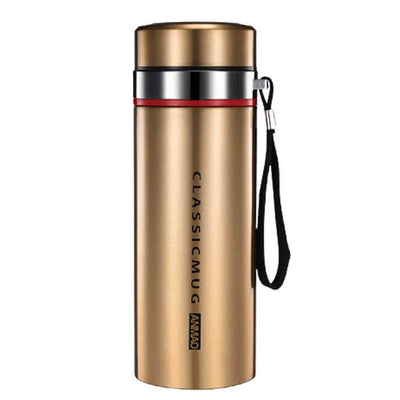 Thermos Premium Acier Inoxydable Double Paroi Or 800 ML