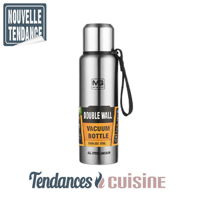 Thermos Deluxe Acier Inoxydable Double Paroi Argent 1500 ML