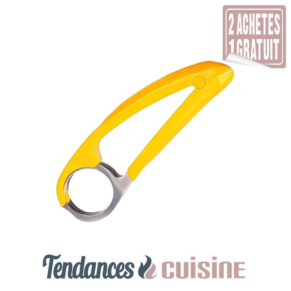 Tranche Banane 1 Main Jaune inox en vente sur Tendances-cuisine.fr