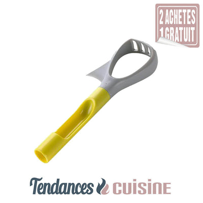 Trancheur d'avocat 5 en 1 vert  en vente sur Tendances-cuisine.fr