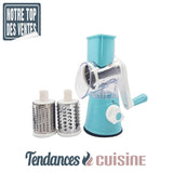 Mandoline à légumes manuel Multifonction bleu en vente sur Tendances-cuisine.fr