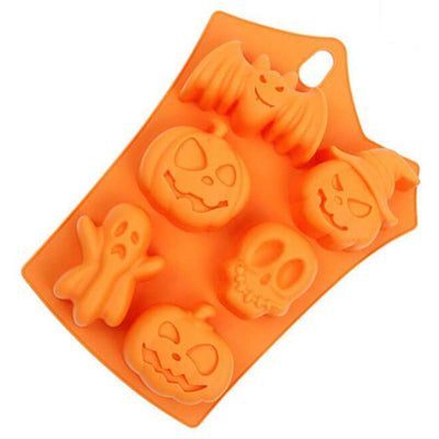 moule a gateaux en Silicone Thème Halloween orange Tendances-cuisine.fr