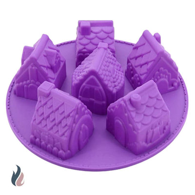 Moule en silicone village de Noël